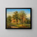 Roma, vista della villa Torlonia - Longin Christianowitsch Fricke — quadro incorniciato alla parete