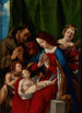 Madonna and Child with Saints John the Baptist, Francis of Assisi, Joseph, and Catherine of Alexandria - Lorenzo Lotto — artwork view