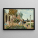 À la Villa Borghese - Lorenzo Valles — gerahmtes Bild an der Wand