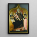 Vierge et Enfant avec les Saints Antoine Abbé Marc Séverin et Sébastien - Lorenzo da Sanseverino — quadro incorniciato alla parete