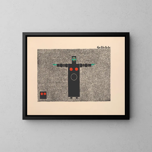 Bien-aimée - Lothar Schreyer — gerahmtes Bild an der Wand