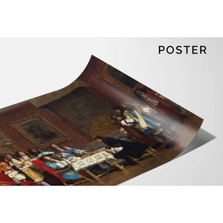 Louis XIV et Molière - Jean-Léon Gerôme | Reproduction Tableau Décoration murale affiche copie