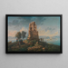Il monumento di Philopappos ad Atene - Louis-François Cassas — quadro incorniciato alla parete