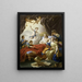 Allegoria sulla morte del Delfino - Louis-Jean-François Lagrenée — quadro incorniciato alla parete