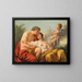 Bacchus und Ariane - Louis-Jean-François Lagrenée — gerahmtes Bild an der Wand