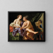 Mercure, Herse e Aglaura - Louis-Jean-François Lagrenée — quadro incorniciato alla parete
