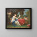 Penelope che legge una lettera di Ulisse - Louis-Jean-François Lagrenée — quadro incorniciato alla parete
