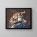 Die feinen Musiker - Louis-Marin Bonnet — gerahmtes Bild an der Wand
