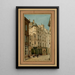 Tourelle rue du Jardinet en 1869 - Louis-Martial-Thodat Masson — quadro incorniciato alla parete