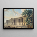 La colonnade del Louvre verso 1800 dal lato della terrazza dei Feuillants - Louis-Pierre Baltard — quadro incorniciato alla parete