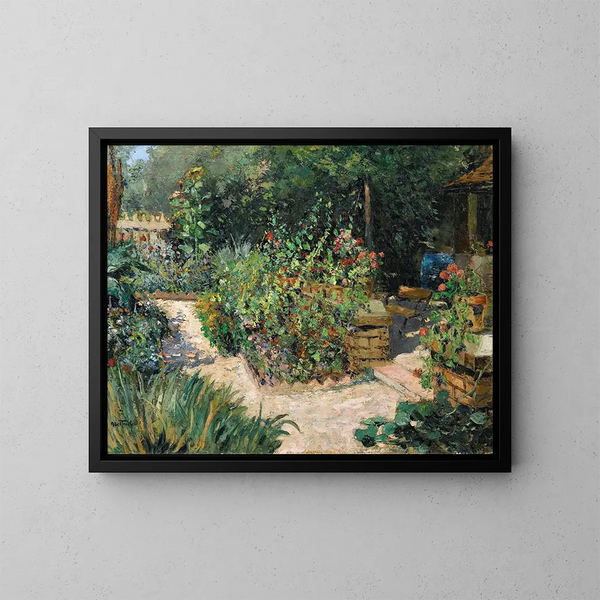 Der Garten - Louis Abel-Truchet — gerahmtes Bild an der Wand