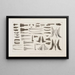 Recherches sur les poissons fossiles Pl069 - Louis Agassiz — framed artwork on a wall