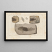 Recherches sur les poissons fossiles Pl122 - Louis Agassiz — framed artwork on a wall