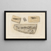 Recherches sur les poissons fossiles Pl138 - Louis Agassiz — framed artwork on a wall
