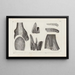 Recherches sur les poissons fossiles Pl266 - Louis Agassiz — framed artwork on a wall