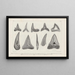 Recherches sur les poissons fossiles Pl267 - Louis Agassiz — framed artwork on a wall