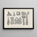 Recherches sur les poissons fossiles Pl268 - Louis Agassiz — framed artwork on a wall