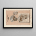 Ricerche sui pesci fossili Pl365 - Louis Agassiz — quadro incorniciato alla parete