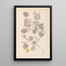 Herbier de la flore française Pl0026 - Louis Antoine Cusin — gerahmtes Bild an der Wand
