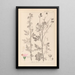 Herbier de la flore française Pl0032 - Louis Antoine Cusin — gerahmtes Bild an der Wand