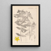 Herbier de la flore française Pl0116 - Louis Antoine Cusin — quadro incorniciato alla parete