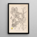 Herbier de la flore française Pl0159 - Louis Antoine Cusin — gerahmtes Bild an der Wand