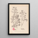 Herbier de la flore française Pl0210 - Louis Antoine Cusin — gerahmtes Bild an der Wand