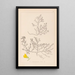Herbier de la flore française Pl0215 - Louis Antoine Cusin — quadro incorniciato alla parete