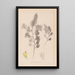 Herbier de la flore française Pl0234 - Louis Antoine Cusin — gerahmtes Bild an der Wand