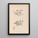 Herbier de la flore française Pl0242 - Louis Antoine Cusin — gerahmtes Bild an der Wand