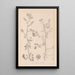 Herbier de la flore française Pl0252 - Louis Antoine Cusin — gerahmtes Bild an der Wand