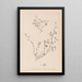 Herbier de la flore française Pl0256 - Louis Antoine Cusin — quadro incorniciato alla parete