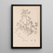 Herbier de la flore française Pl0270 - Louis Antoine Cusin — quadro incorniciato alla parete