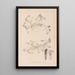 Herbier de la flore française Pl0343 - Louis Antoine Cusin — quadro incorniciato alla parete