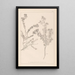 Herbier de la flore française Pl0383 - Louis Antoine Cusin — quadro incorniciato alla parete