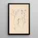 Herbier de la flore française Pl0386 - Louis Antoine Cusin — quadro incorniciato alla parete