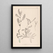 Herbier de la flore française Pl0400 - Louis Antoine Cusin — gerahmtes Bild an der Wand