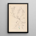 Herbier de la flore française Pl0415 - Louis Antoine Cusin — gerahmtes Bild an der Wand