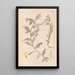 Herbier de la flore française Pl0498 - Louis Antoine Cusin — quadro incorniciato alla parete