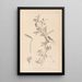 Herbier de la flore française Pl0509 - Louis Antoine Cusin — gerahmtes Bild an der Wand