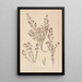 Herbier de la flore française Pl0915 - Louis Antoine Cusin — gerahmtes Bild an der Wand