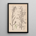 Herbier de la flore française Pl1016 - Louis Antoine Cusin — gerahmtes Bild an der Wand