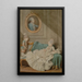 Madame Millin du Perreux et son fils avec un ritratto dipinto di Monsieur Jérôme-Robert Millin du Perreux - Louis Carmontelle — quadro incorniciato alla parete