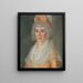 Marguerite Viger Ehefrau von Pierre Berthelet - Louis Dulongpré — gerahmtes Bild an der Wand