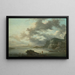 Paesaggio marino - Louis Gabriel Moreau — quadro incorniciato alla parete
