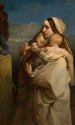 Die unglückliche Mutter - Louis Gallait — Ansicht des Kunstwerks