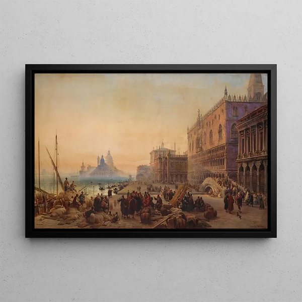 Louis Haghe - Venice view towards Santa Maria della Salute.webp