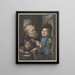 Elk zijn meug d'après Godfried Schalcken - Louis Henri de Fontenay — quadro incorniciato alla parete