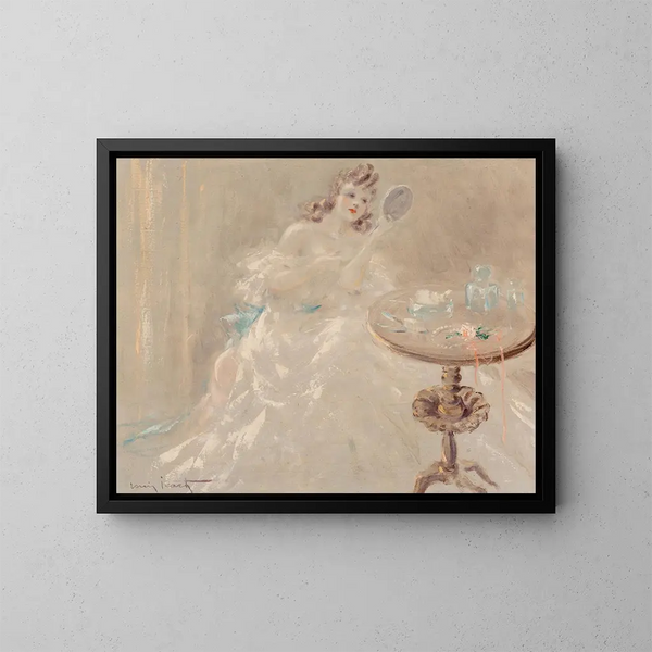 Morgen - Louis Icart — gerahmtes Bild an der Wand