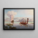 L'explosion du Boyd - Louis John Steele — gerahmtes Bild an der Wand